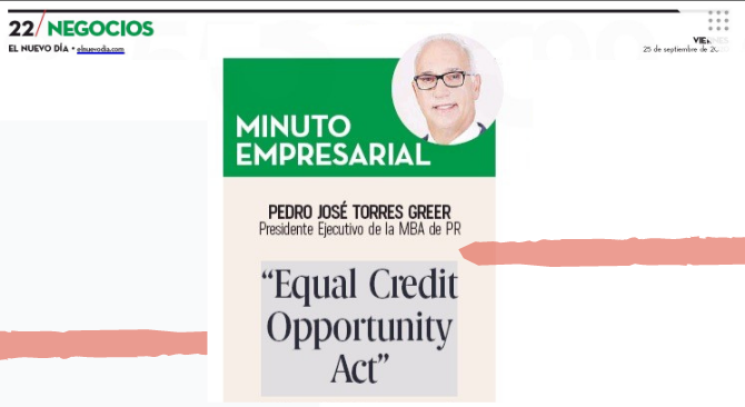 Equal Credit Opportunity Act