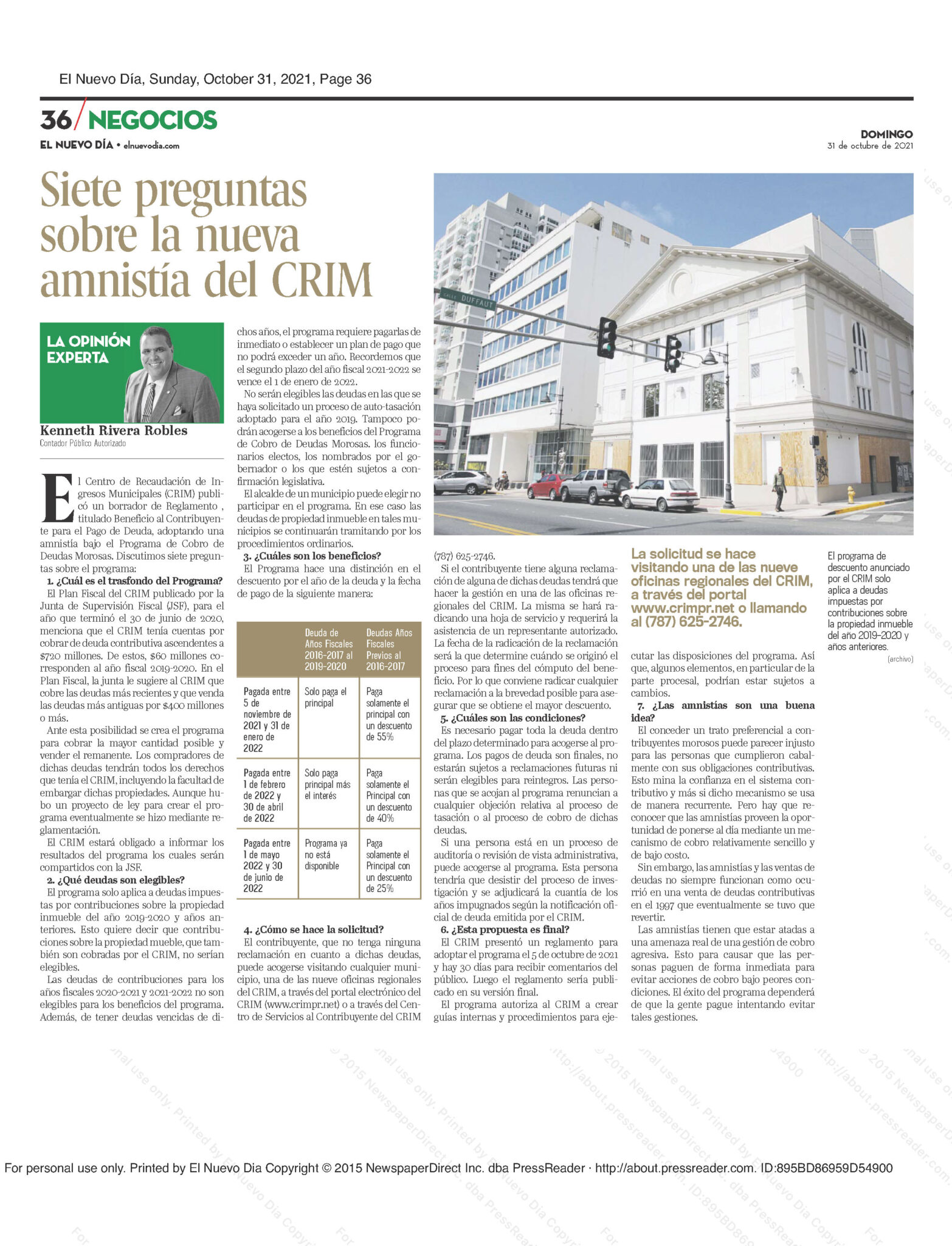 Siete preguntas sobre la nueva amnistía del CRIM Mortgage Bankers